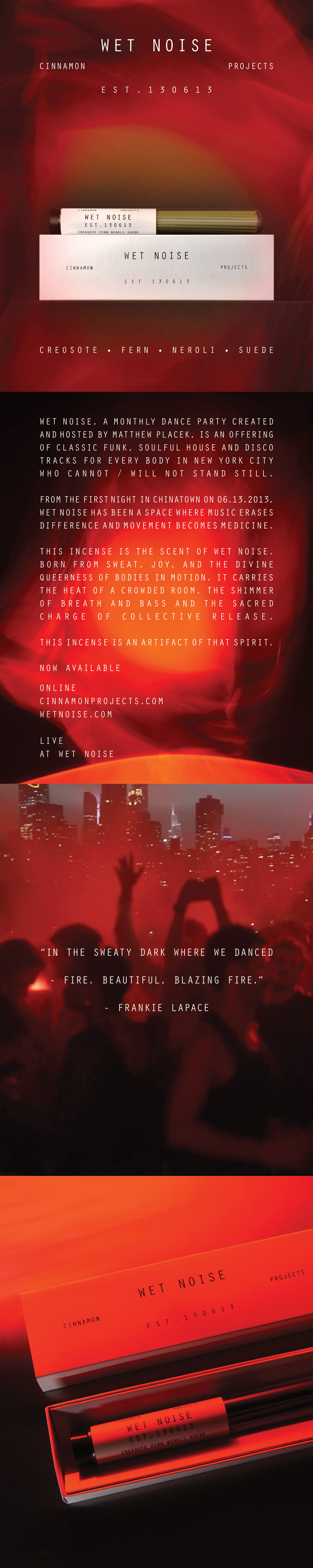 Cinnamon Projects for WET NOISE